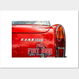 1966 Fiat 1500 Spider Hardtop Coupe Posters and Art